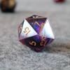 Ascendice - Floating Dice for D&D (Purple Dragon Eye & Matte Black Base) view 4