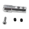 BrewJa 2pcs Metal Clevis 2mm Aluminum Alloy M2 Servo Horn Steering Rod Chuck Connector Spare Parts for RC Boat Airplane Model (Color : Red) view 3