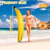 Hollowfly 6 Pcs 70 Inch Giant Inflatable Banana PVC Toy Game Bachelorette Party Decoration Balloons Fun Inflatable Banana Props for Pool Swimming Party Favors Supplies view 2