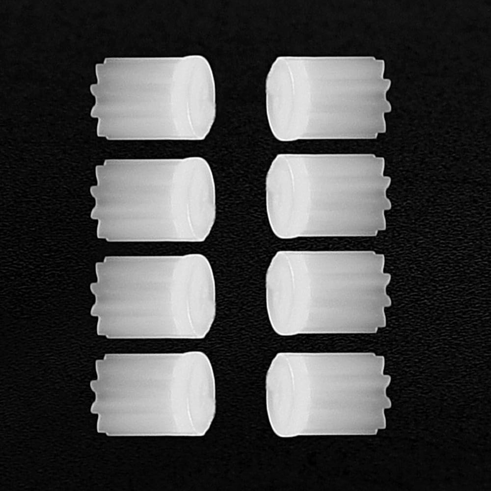 BrewJa 8pcs Motor Gears Syma Motor Engine Cogwheel Gear Compatible with Syma X5/X5C/X5SC/X5SW RC Quadcopter Helicopter Drone Part