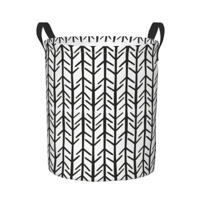 Foruidea Black Arrow Laundry Basket,Laundry Hamper,Collapsible Storage Bin, Oxford Fabric Clothes Baskets,Nursery Hamper For Home,Office,Dorm,Gift Basket