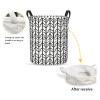 Foruidea Black Arrow Laundry Basket,Laundry Hamper,Collapsible Storage Bin, Oxford Fabric Clothes Baskets,Nursery Hamper For Home,Office,Dorm,Gift Basket view 2