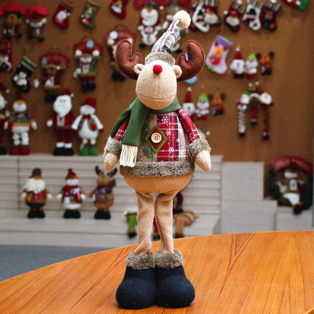 meys Christmas Decoration Supplies Christmas Decoration Dolls Christmas Dolls Christmas Elk Window Christmas Supplies