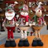 meys Christmas Decoration Supplies Christmas Decoration Dolls Christmas Dolls Christmas Elk Window Christmas Supplies view 2