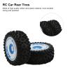 1Pair RC Car Rear Rubber Tires RC Car Upgrade Part for 1/12 Remote Control Car 124017 124017 Parts view 2
