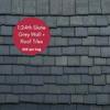 1:24th Scale Miniature Model Dollhouse + Diorama Roof/Wall Tiles Styrene Slate Grey 250 per bag view 2