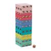 Relaxdays Wobble Tower, Colorful, 26 x 7.5 x 7.5 cm view 1