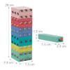 Relaxdays Wobble Tower, Colorful, 26 x 7.5 x 7.5 cm view 4