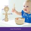 Silicone Baby Feeding Set - Suction Bowls With Lids and Spoons for Infants 0-6 Months, Extra Strong, BPA Free - Essentials for Babies & Toddlers view 2