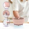 Silicone Baby Feeding Set - Suction Bowls With Lids and Spoons for Infants 0-6 Months, Extra Strong, BPA Free - Essentials for Babies & Toddlers view 3