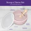 Silicone Baby Feeding Set - Suction Bowls With Lids and Spoons for Infants 0-6 Months, Extra Strong, BPA Free - Essentials for Babies & Toddlers view 4