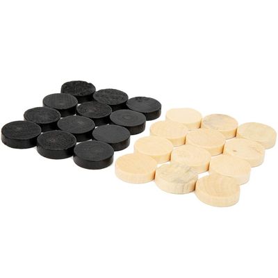 Cryfokt Checkers Pieces, Checkers Game, with Chess Board, International for All Ages, Children and Adults