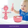 Suction Bowl Set with Lids and Spoons - Baby Feeding Essentials, Extra Strong BPA-Free Silicone Bowls for Infants, Babies & Toddlers view 2