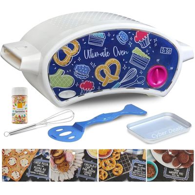 Ultimate Easy Bake Oven Baking Bundle - Oven, Cookie, Pretzel, Pizza Mixes + Sprinkles & Whisk for Kids 8+