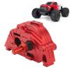 RC Case Box Housing with Gear Wheel and Pinion, Aluminum Alloy Cover, for ARRMA SENTON Granite Typhon 1/10 RC Car Easy Installation (Red) view 4