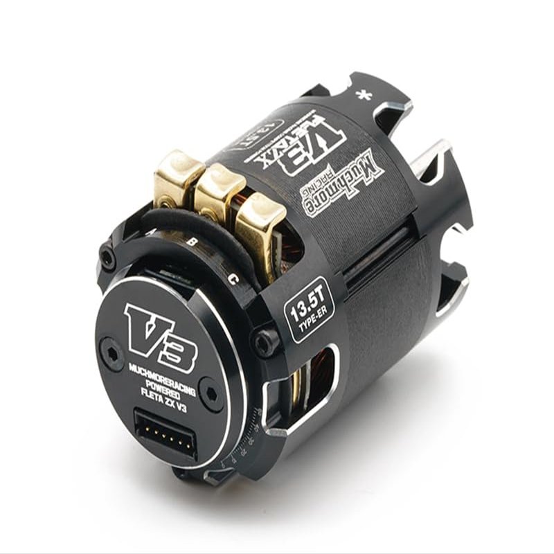 Muchmore Racing FLETA ZX V3 13.5T ER Spec Brushless Motor with 19XTM for RC - High Performance