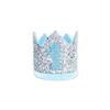 Alydppg Silver Crowns - Birthday Party Hats and Gifts for Boys and Girls (Light Blue Belt) view 1