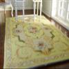 Beautiful Shabby Chic Dollhouse 1/12 1/6 Scale French Swirls Light Gold Rug (6.8" X 10") view 2