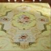 Beautiful Shabby Chic Dollhouse 1/12 1/6 Scale French Swirls Light Gold Rug (6.8" X 10") view 4