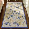 1/12 1/6 Scale Miniature Roster Roses French Aubusson Design Dollhouse Rug (5.1" X 8.2") view 3