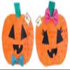Two Sided Pumpkin Pinata Fall Gender Reveal What Will Our Little Pumpkin Be? view 1