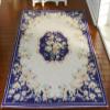 Wonderful Dollhouse Blooming Rose Bouquet Aubusson Design Contour 1/12 1/6 Rug (6.6" X 10") view 4