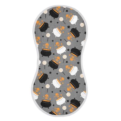 vvfelixl Halloween Witch Cauldron Burp Cloths for Baby Boy Girls Baby Washcloths Burp Rags 1 Pack