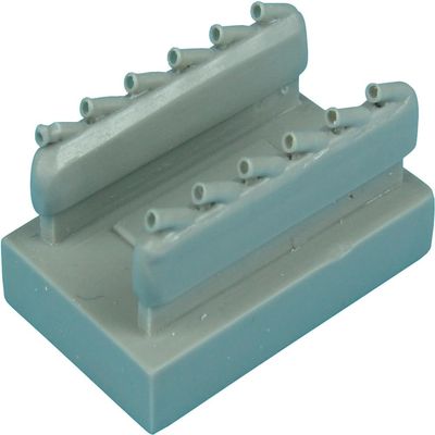 Quick Boost 1/48 North American P-51D Mustang Exhaust Plastic Model Part QIC48054