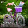 RoyalBaby Girls Bike with Training WheelsStargirl Kids Bicycle 14 Inch Toddlers to Big Kids 3-5 Years, Lavender view 4