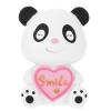 ABOOFAN Cartoon Panda Shape Piggy Bank Cute Animal Desktop Saving Pot for Boys and Girls Money Jar for Savings Birthday Sturdy Vinyl Design Fun and Adorable Decoration view 1