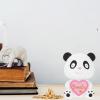 ABOOFAN Cartoon Panda Shape Piggy Bank Cute Animal Desktop Saving Pot for Boys and Girls Money Jar for Savings Birthday Sturdy Vinyl Design Fun and Adorable Decoration view 2