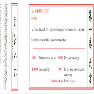 Espaol/Spanish omikuji (Fortune Slips)