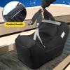YOREPEK Padded Car Seat Travel Bag Backpack Compatible with All Nuna Pipa Car Seat and Base, Infant Car Seat Bags for Air Travel with Shoulder Straps, Carseat Cover with Side Pocket, Protective Feet view 3