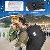 YOREPEK Padded Car Seat Travel Bag Backpack Compatible with All Nuna Pipa Car Seat and Base, Infant Car Seat Bags for Air Travel with Shoulder Straps, Carseat Cover with Side Pocket, Protective Feet view 4