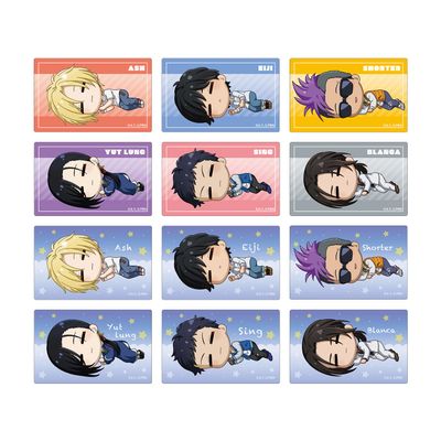Banana Fish Trading Chibi Card Sticker Box of 12