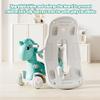 Runboll Rocking Horse for Toddlers, Baby Rocking Toy with Push Handle, Backrest & Detachable Balance Board, Riding Horse Toy for Baby Girl and Boy, 1-3 Years Old Kids Riding Birthday view 4