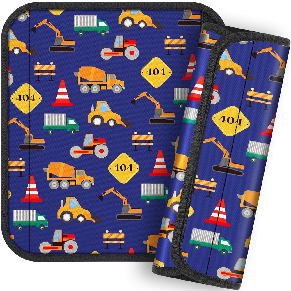 Akkya 2 Pack Seat Belt Cover Pad, Seatbelt Cushion Car Seat Strap Pads for Kids Cute Funny Carseat Stroller Shoulder Strap Protector Accessories(Pattern)