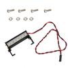 VGEBY LED Roof Light, RC 4LED Super Bright Roof Lamp 55mm Light Bar for 1/18 1/16 Summit 1/16 E Bar view 2