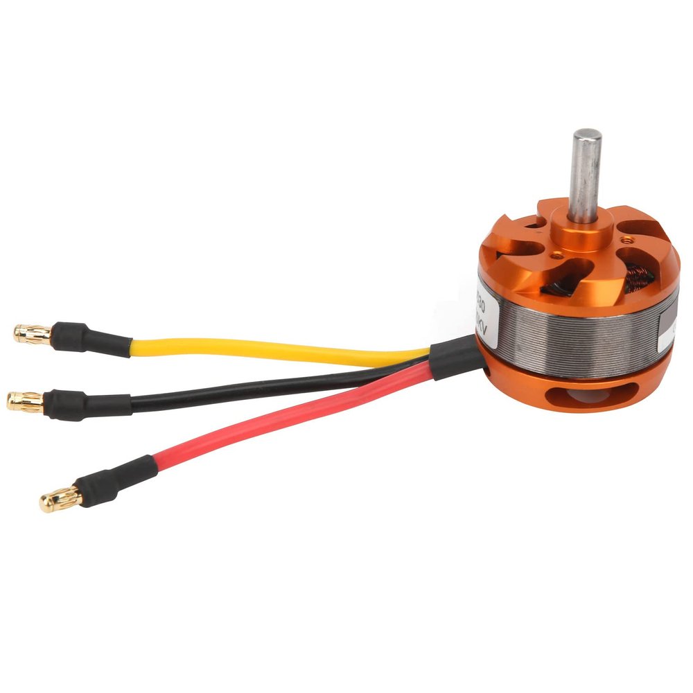 Brushless Motor, 1100KV Brushless Outrunner Motor Replacement with Adapter RC Accessories for 8in Blade Remote Control Plane
