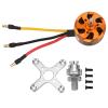 Brushless Motor, 1100KV Brushless Outrunner Motor Replacement with Adapter RC Accessories for 8in Blade Remote Control Plane view 2