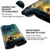 EDGFRTOIO 24" x 14" Gameplay Tabletop Playmat for MTG/TCG Cards,Fantasy Dragons Battlefield Desk Mat view 4