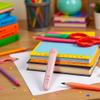 Pink Cute Cat Paw Student Scissors Mini Labor-Saving Stationery Cartoon Cat Paw Pen for School Students Scissors view 3