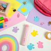Pink Cute Cat Paw Student Scissors Mini Labor-Saving Stationery Cartoon Cat Paw Pen for School Students Scissors view 4