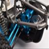 Aluminum 7075-T6 Transmission Housing Set for Tamiya 1:10 R/C 58719 BBX BB-01 Upgrade Parts - Black view 3