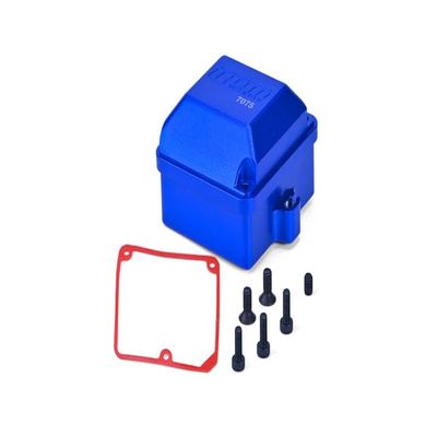 Aluminum 7075-T6 Radio Box Set for Arrma 1:8 KRATON 6S / Electric Talion 6S / Typhon 6S / Notorious 6S / Outcast 6S / 1:7 Mojave 6S / 1:10 Granite Voltage Upgrade Parts - Blue