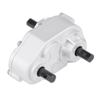 VGEBY RC Transfer Case, Metal RC Crawler Transfer for SCX10 / Gelande II D90 1/10 RC Crawler Car 1:with Mount