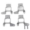 4pcs Metal Shock Damper Mount, 2 Front and 2 Rear Shock Damper Mount Tower Hoop Fit for RC Crawler Car 1/10 Hoops view 1