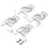 4pcs Metal Shock Damper Mount, 2 Front and 2 Rear Shock Damper Mount Tower Hoop Fit for RC Crawler Car 1/10 Hoops view 3