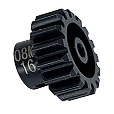 Square Hard Steel Pinion Gear 0.8M 16T for Tamiya Nova Fox TGX-916
