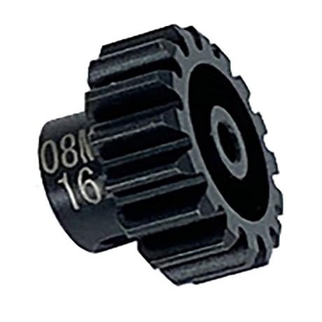 Square Hard Steel Pinion Gear 0.8M 16T for Tamiya Nova Fox TGX-916